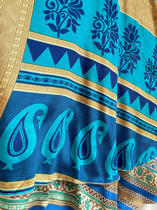 Multi-Wrap Skirt & Dress|Blue Lotus