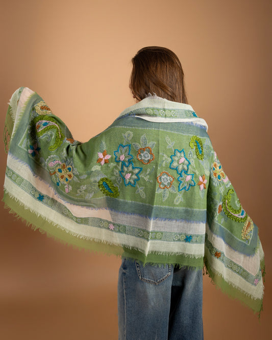 Quetzal Three Layers Scarf