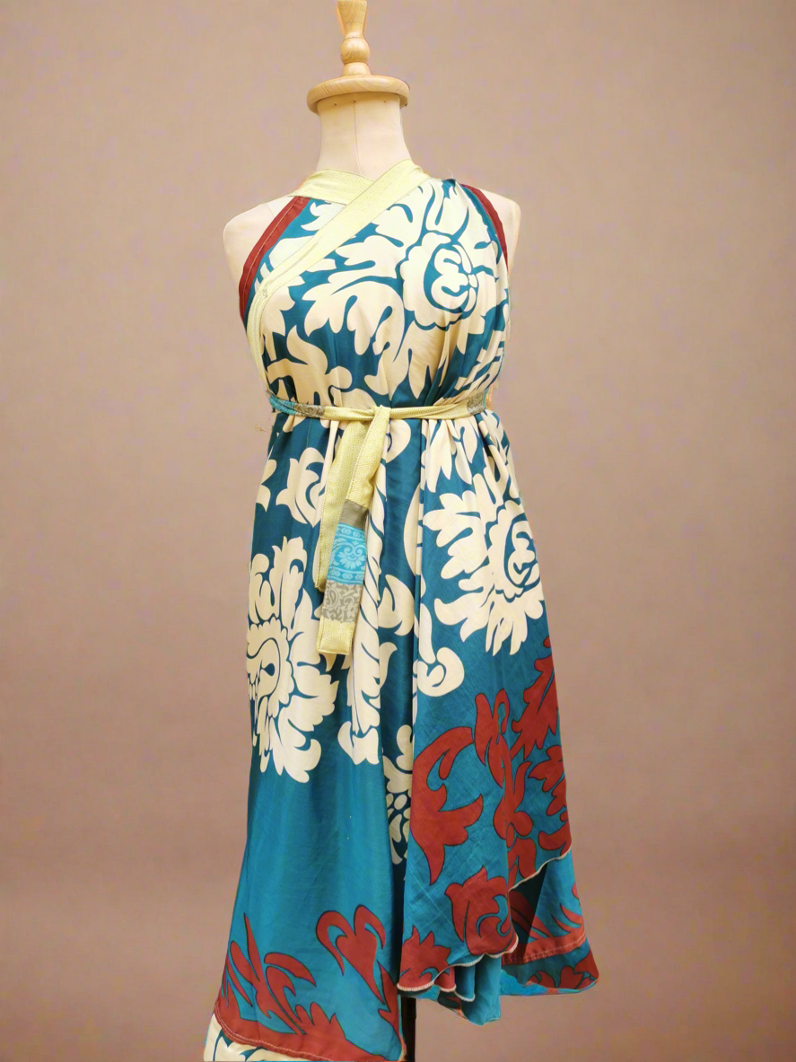 Alejandra Wrap Silk Skirt