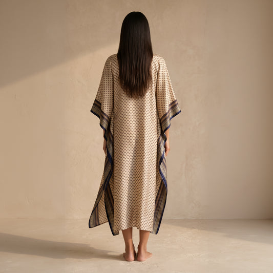 Rea Kaftan Silk Dress