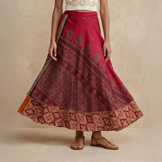 Multi-Wrap Skirt & Dress| Red
