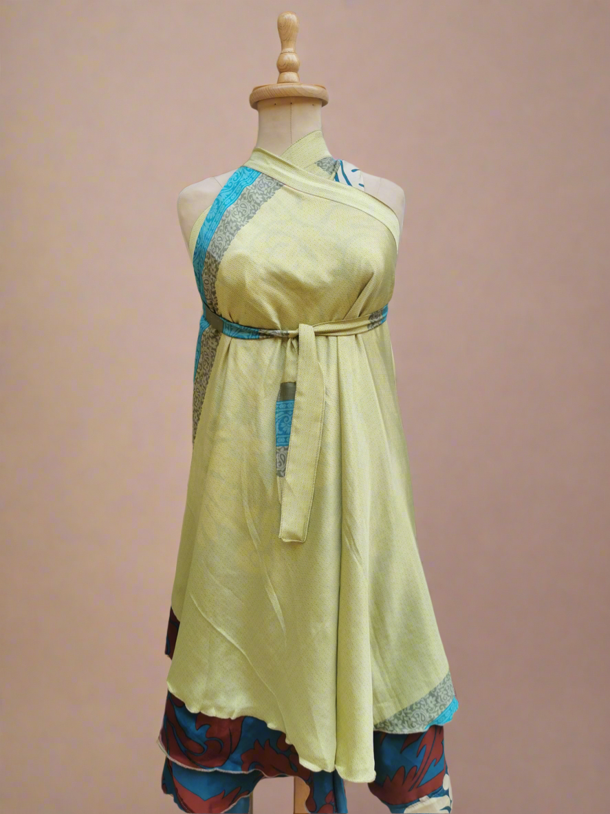 Alejandra Wrap Silk Skirt