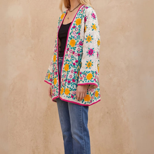 The Artisan Cardigan| White
