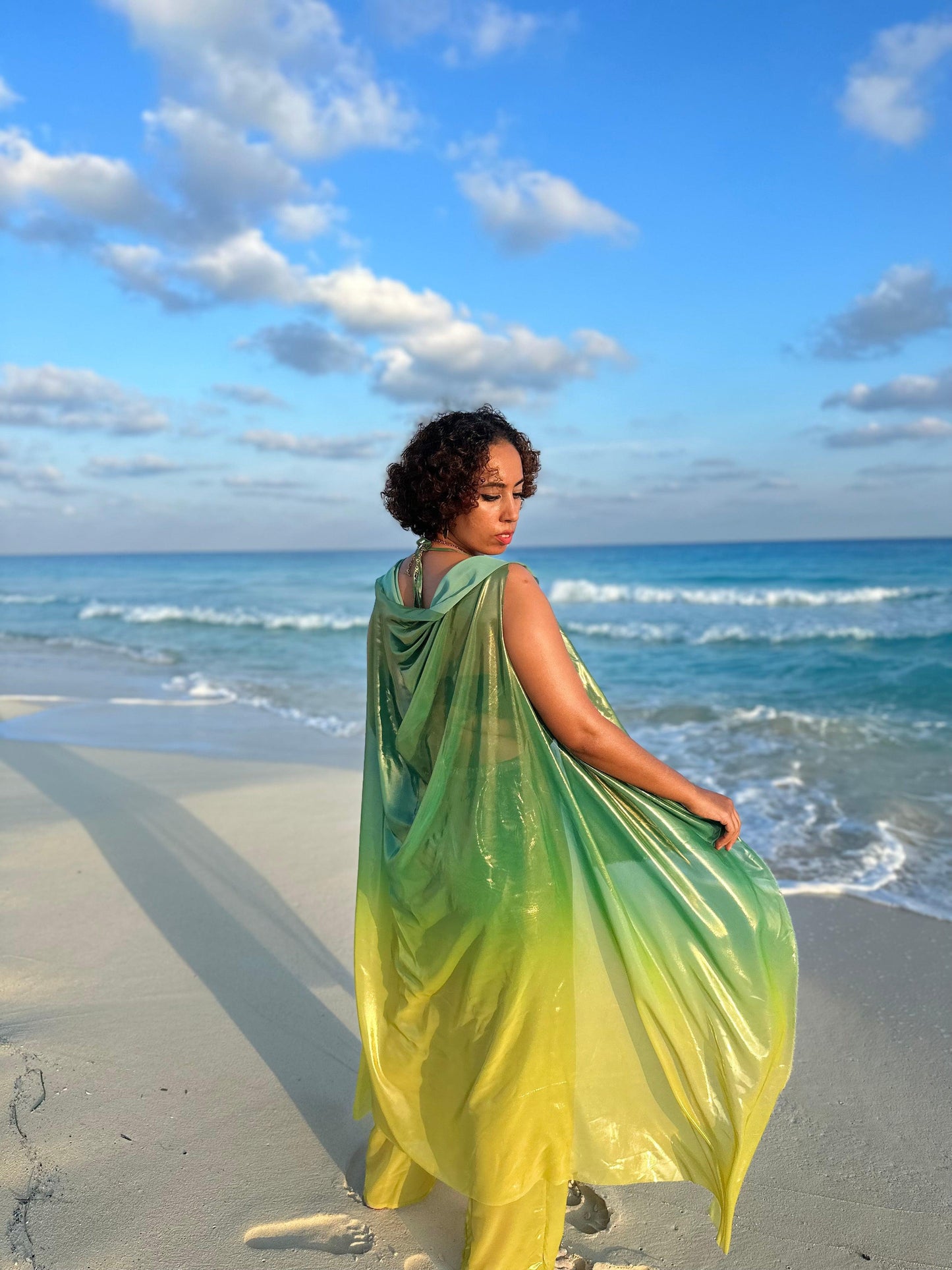 Fayee Sparkling Chiffon 3 Peices Set