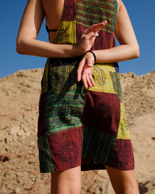 Juana Patchwork Cotton Dress