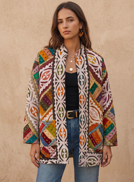 The Kaleidoscopic Cut-Work Jacket
