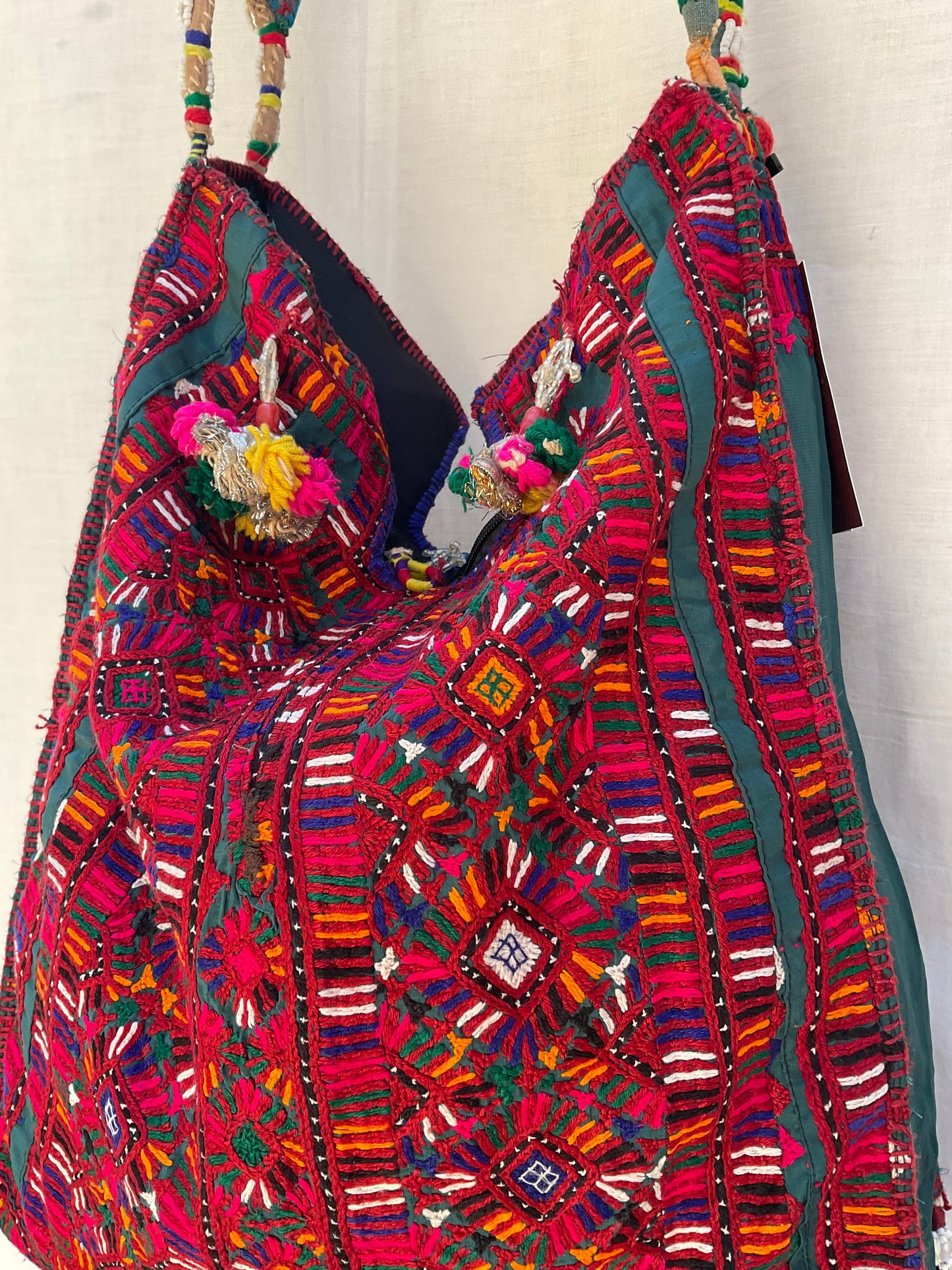 The Vintage Artisanal Mirror-Work Tote