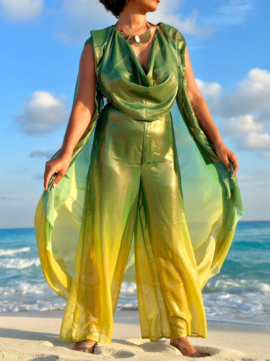 Faye Sparkling Chiffon 3 Peices Set