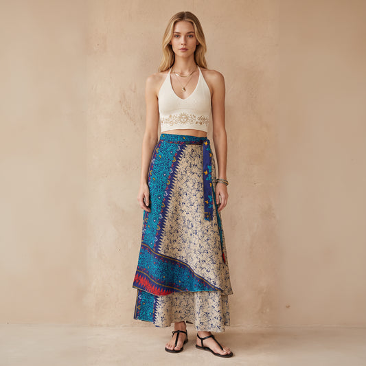 Multi-Wrap Skirt & Dress| Marbles