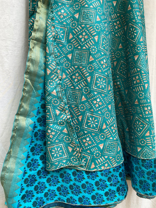 Multi-Wrap Skirt & Dress| Sky