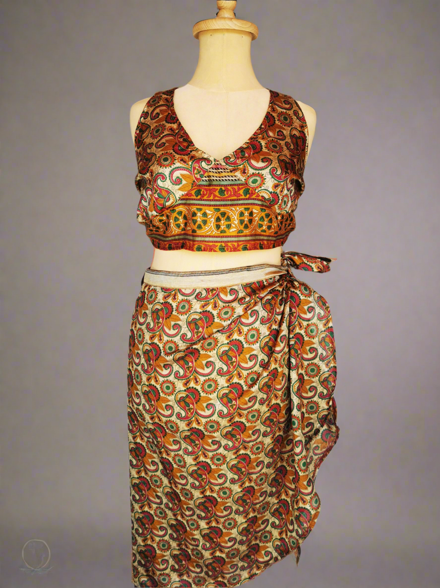 Lazurde Silk Top and Warp