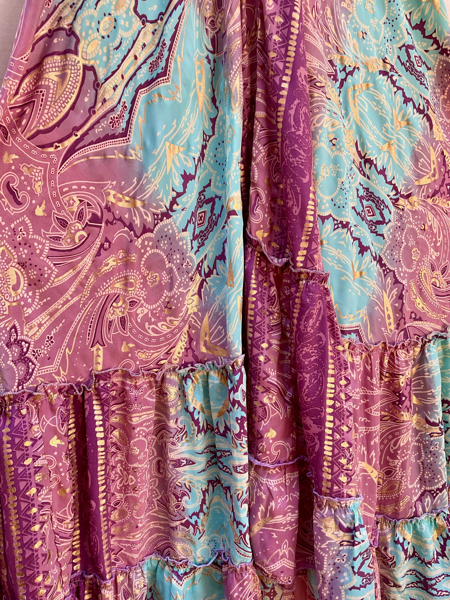 Maya Silk Backless Dress|Purple