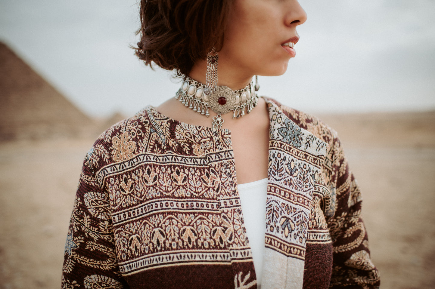 Ghazalla Reversible Cotton Jacket