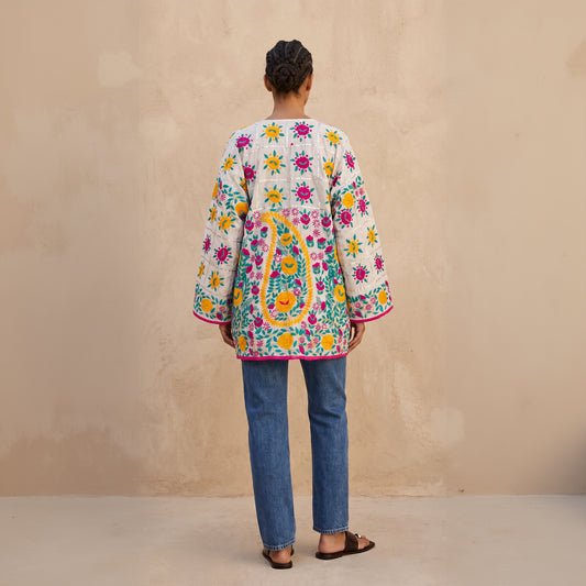 The Artisan Cardigan| White