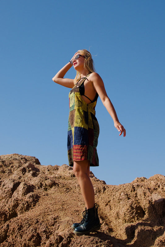 Juana Patchwork Cotton Dress