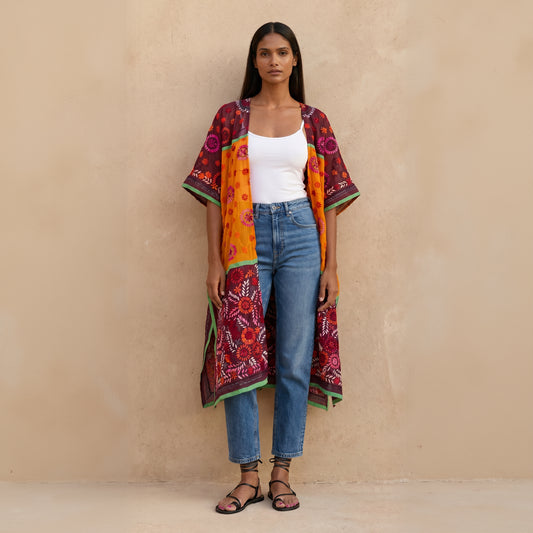 Vera Hand Embroidered Kimono