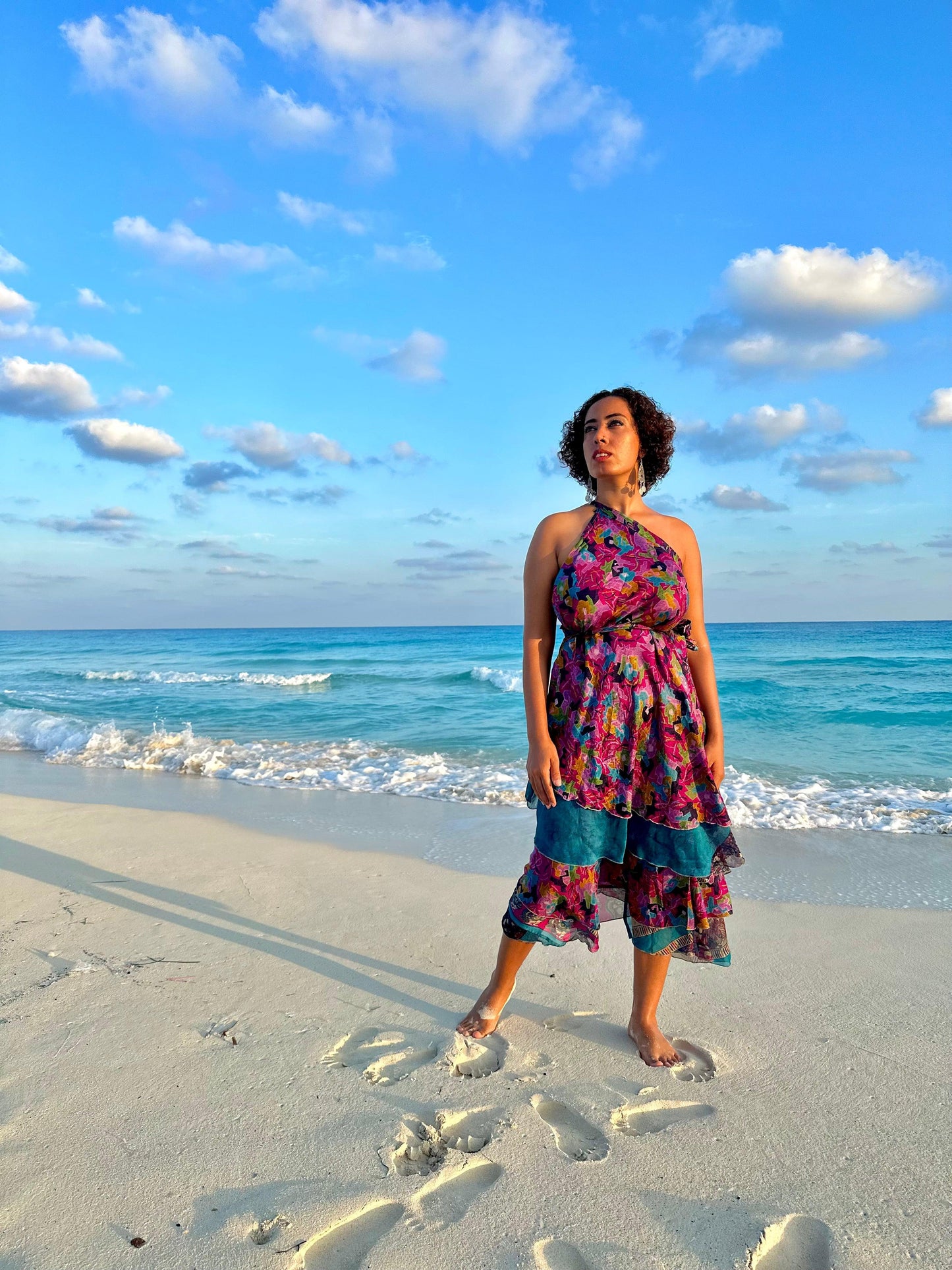 Alma wrap Silk Skirt/ Dress