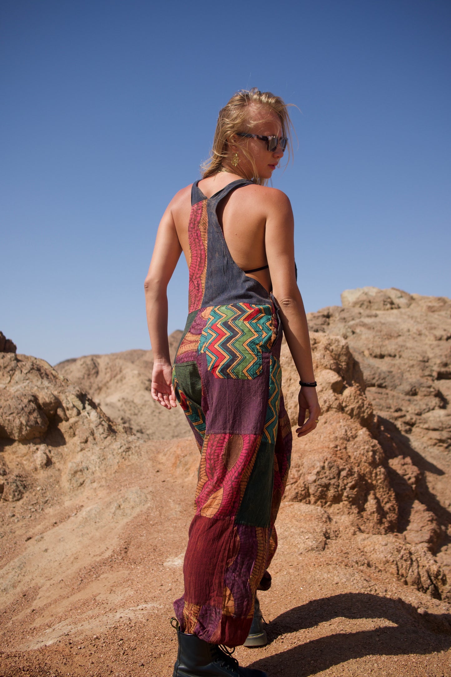 Arizona Dream Patchwork Cotton Jumpsuit