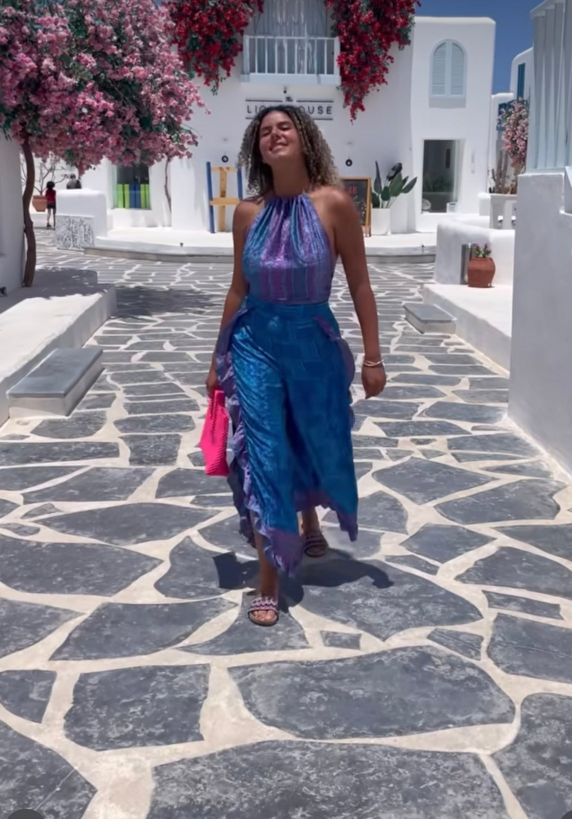 Gamila Silk Top and Pant Set