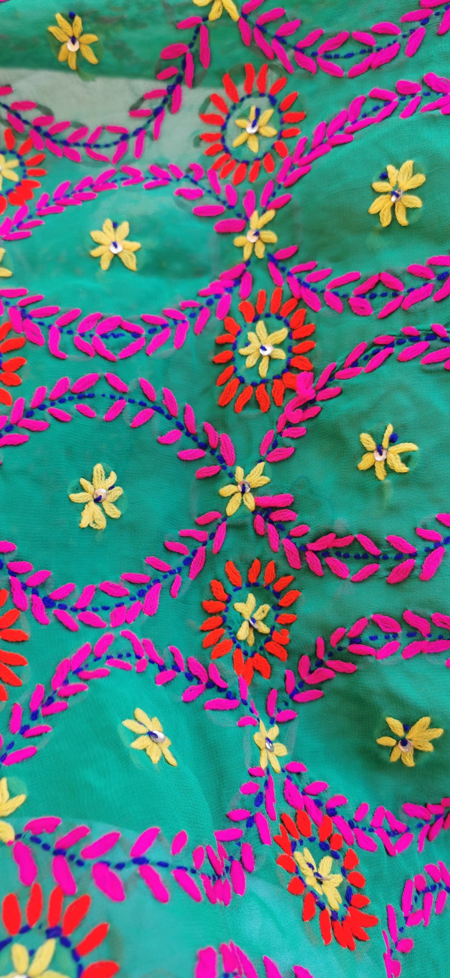 Jana Hand Embroidered Backless Dress