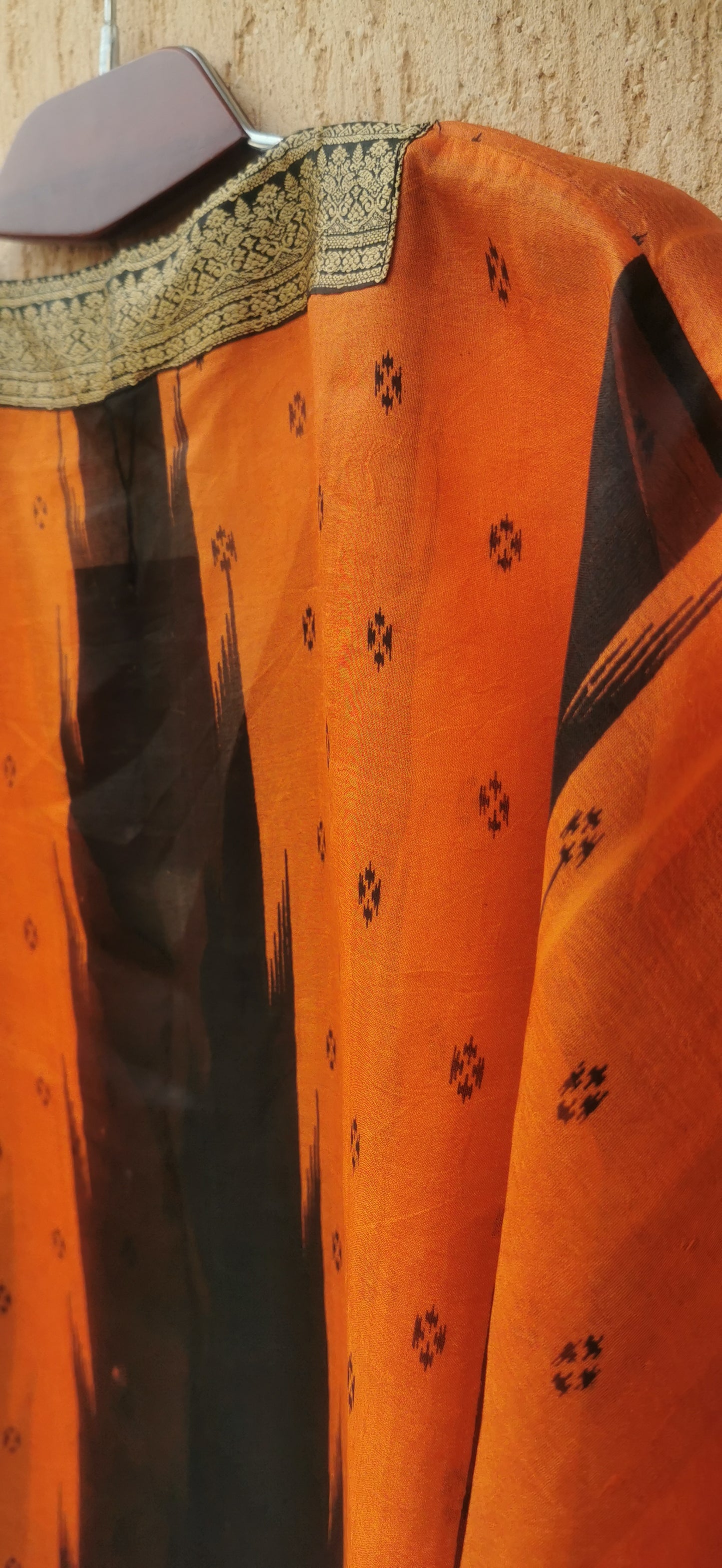 Fire Flame Chiffon Silk Top