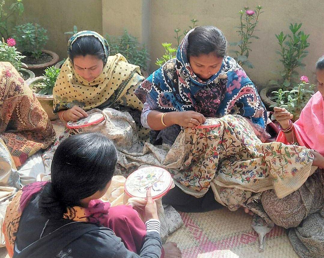 Iris Hand Embroidered Backless Dress