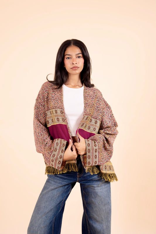 Farida Jacket In Magenta