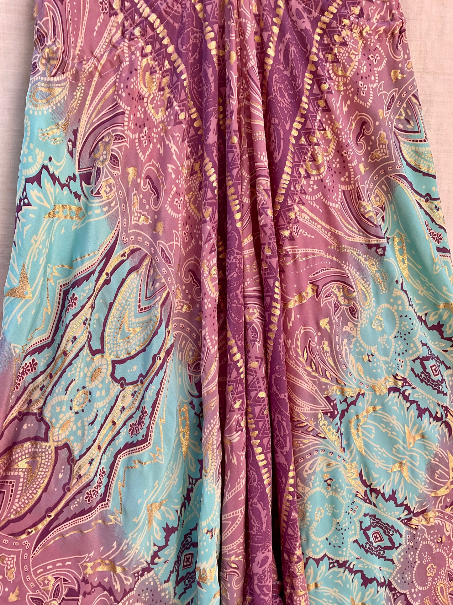 Maya Silk Backless Dress|Purple