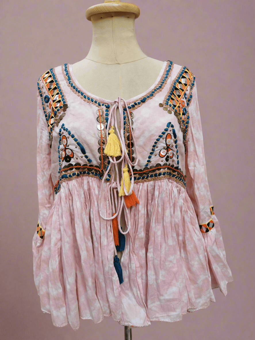 Valeria Embroidered Top