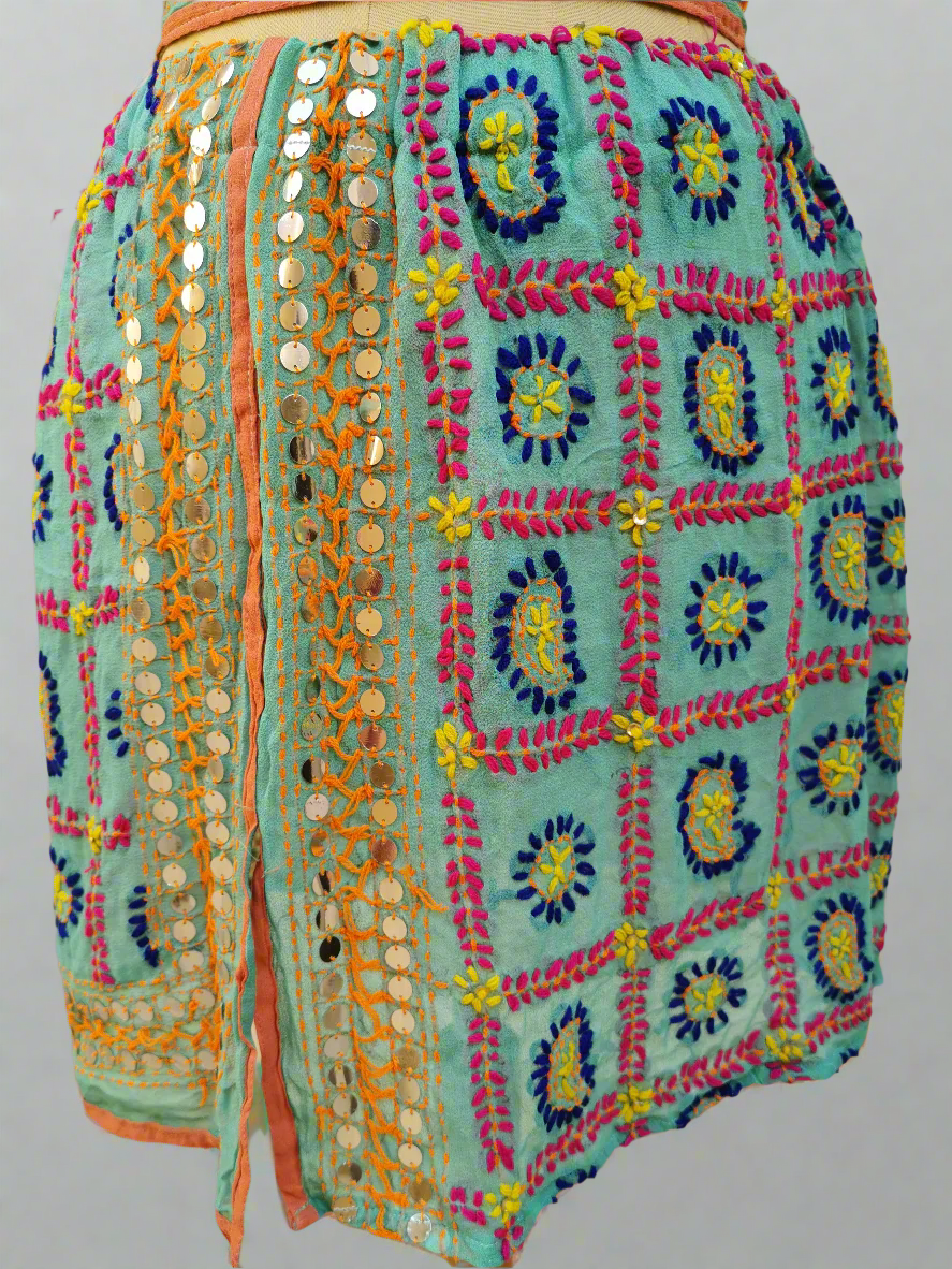 Maya Embroidered Top and Skirt