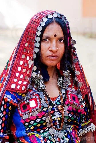 Traditional Mirror Embroidered Dresses