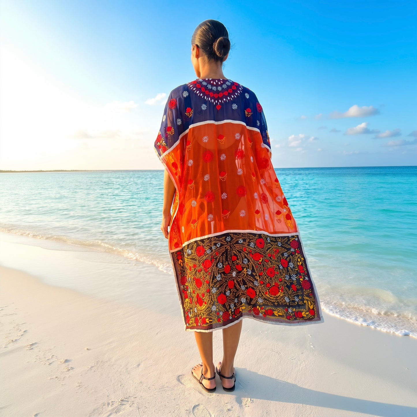 Anya Hand Embroidered Kimono