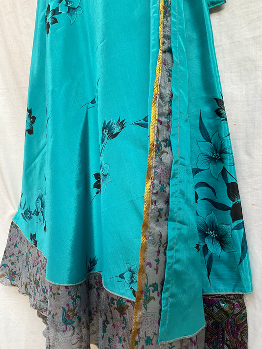 Multi-Wrap Skirt & Dress | Nile Blue