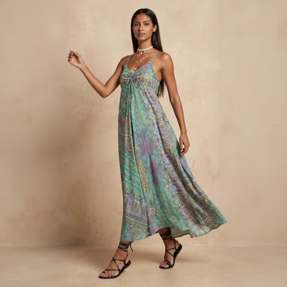 The Aurelia Silk Dress Lilac