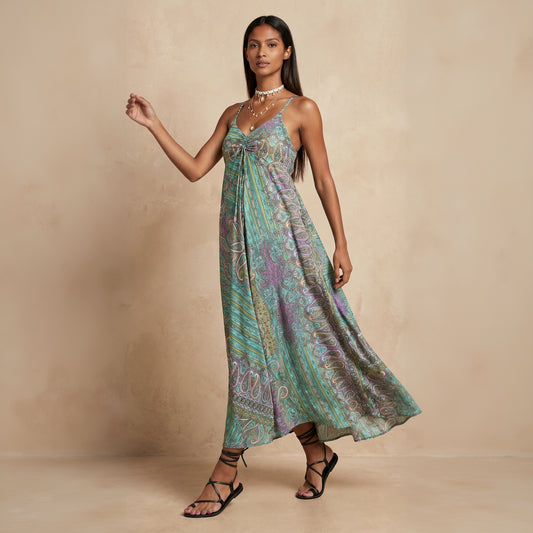 The Aurelia Silk Dress Lilac