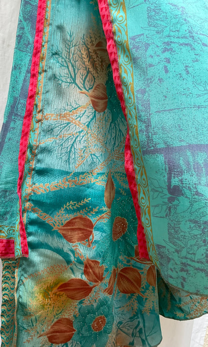 Multi-Wrap Skirt & Dress| Ocean
