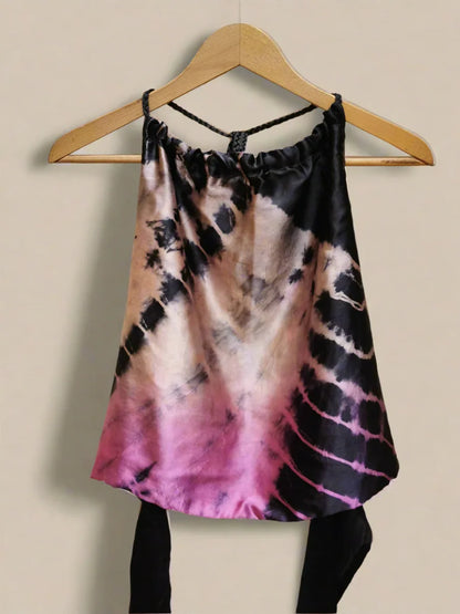 Daniela Backless Silk Top