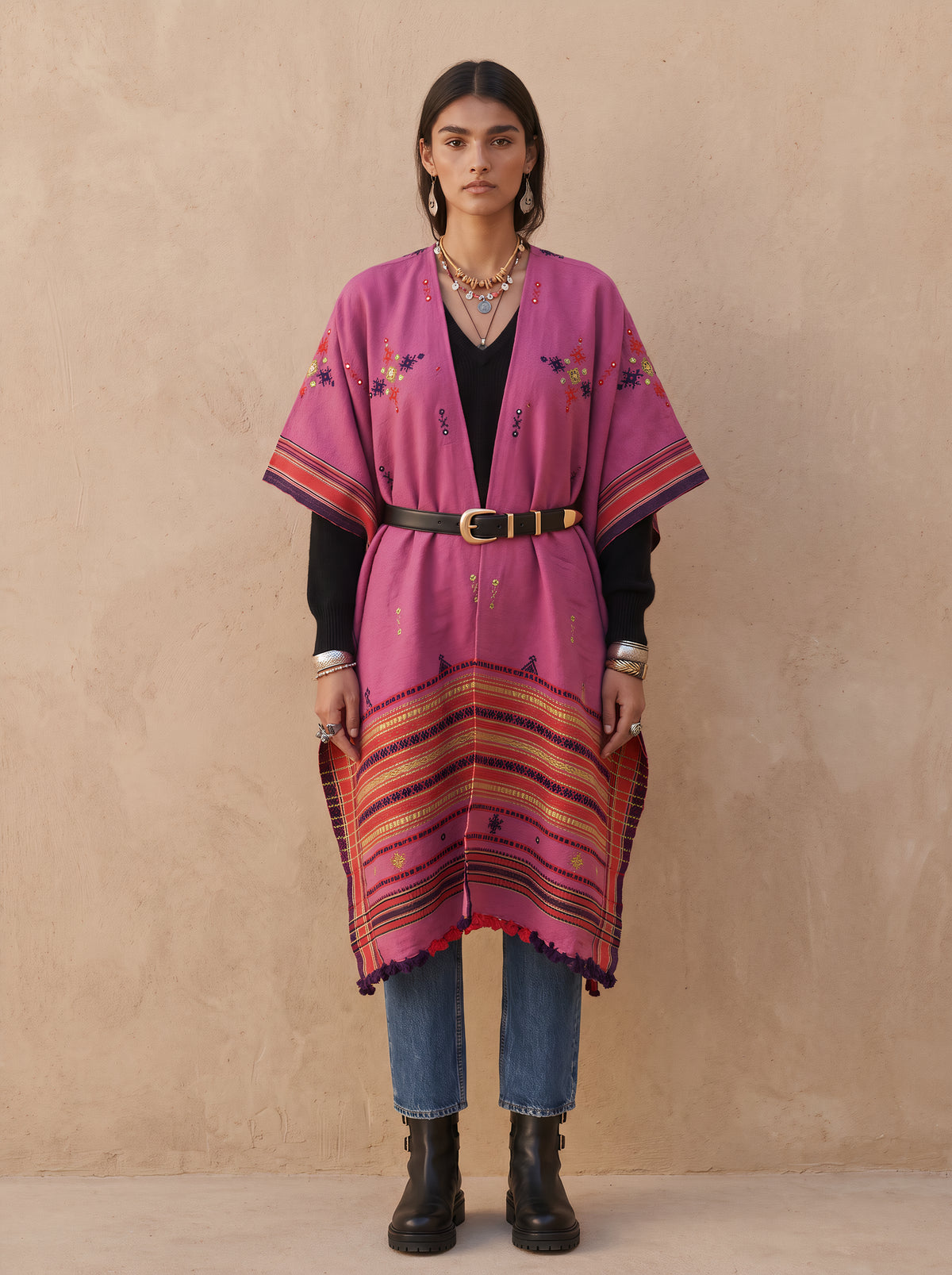 NOMAD Mirror Cape| Pink Carrots
