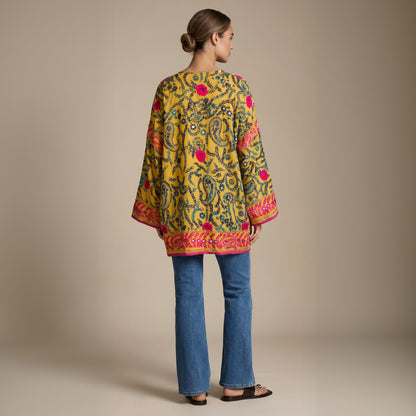 The Artisan Cardigan| Yellow