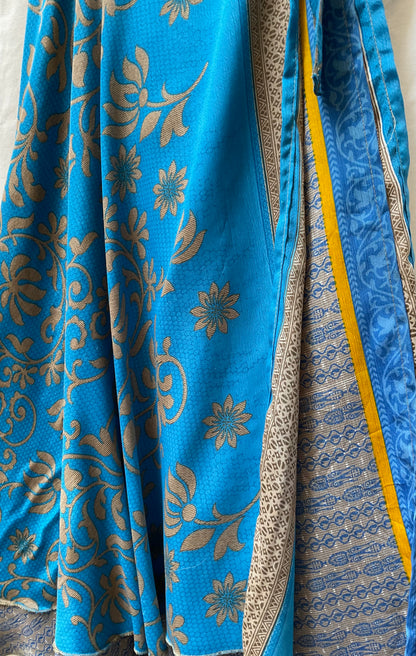 Multi-Wrap Skirt & Dress| Steel Blue