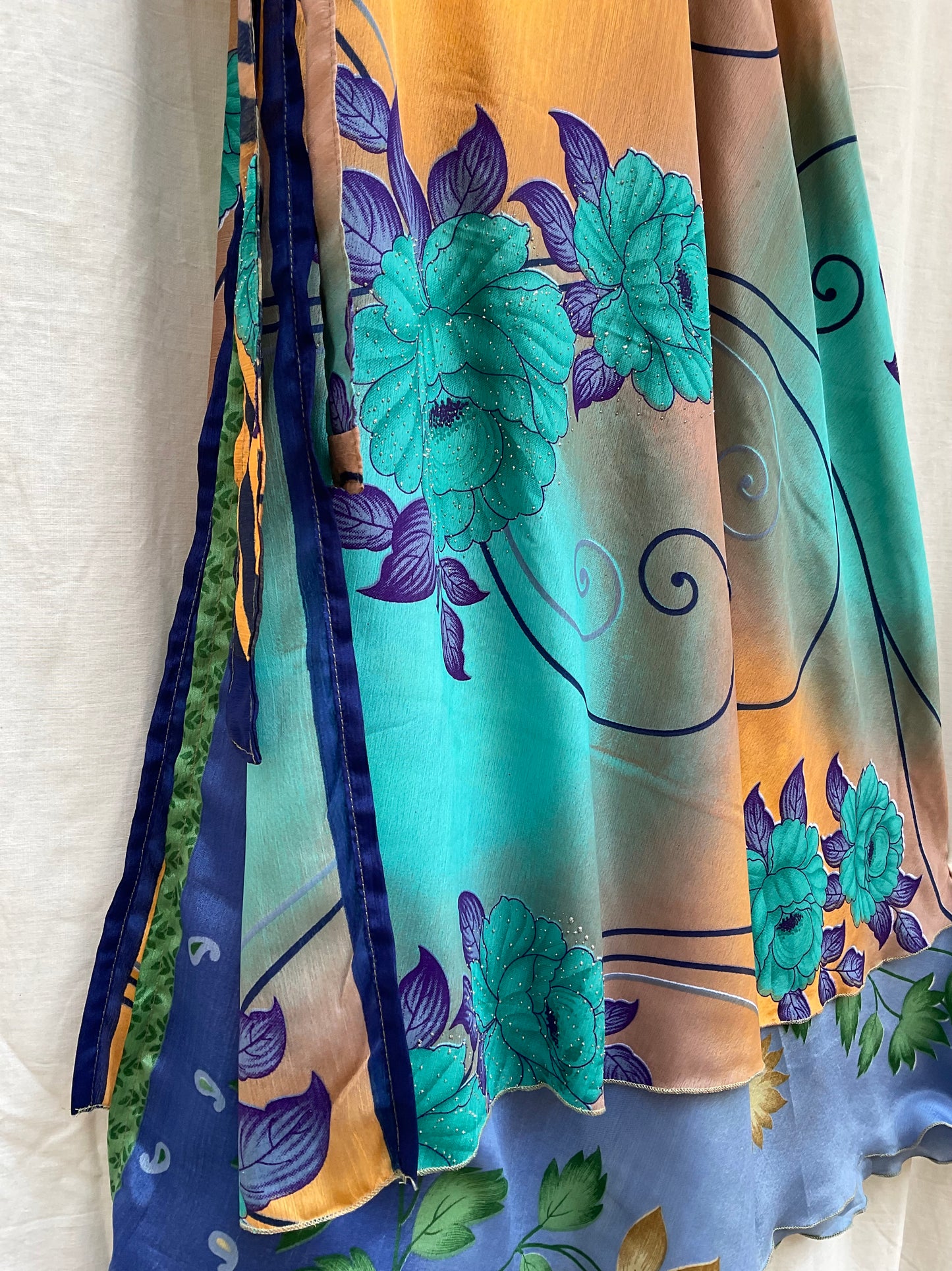 Multi-Wrap Skirt & Dress| Flowers Fusion