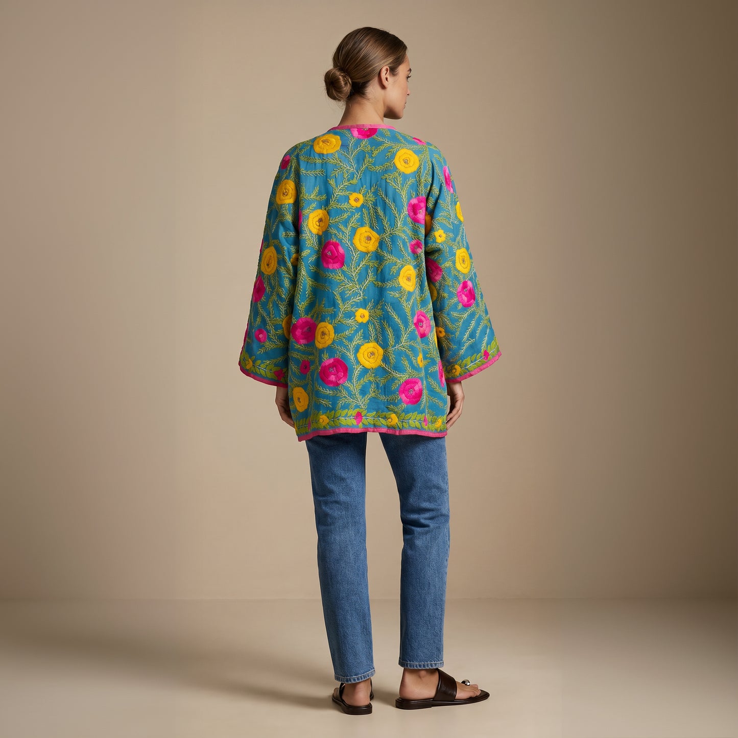 The Artisan Cardigan| Turquoise