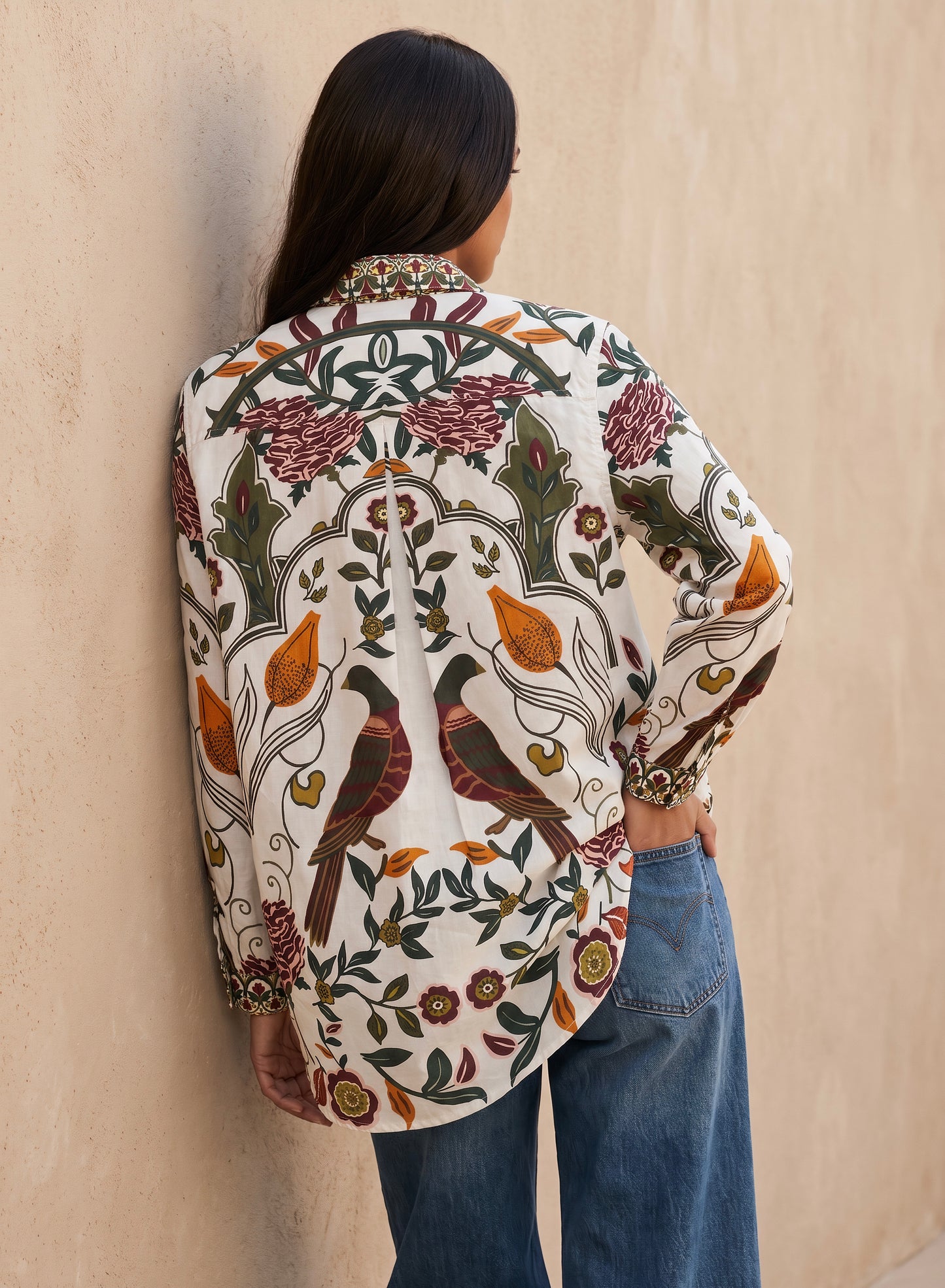 The Artisan Botanical Cotton Shirt