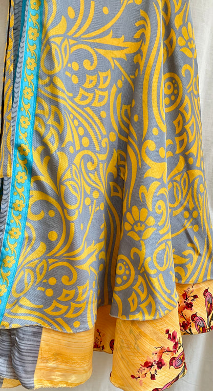 Multi-Wrap Skirt & Dress| Yellow
