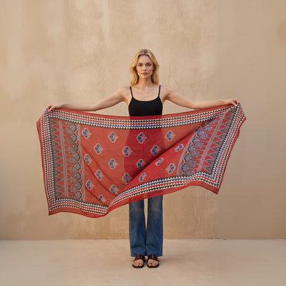 Veda Cotton Scarf &  Wrap