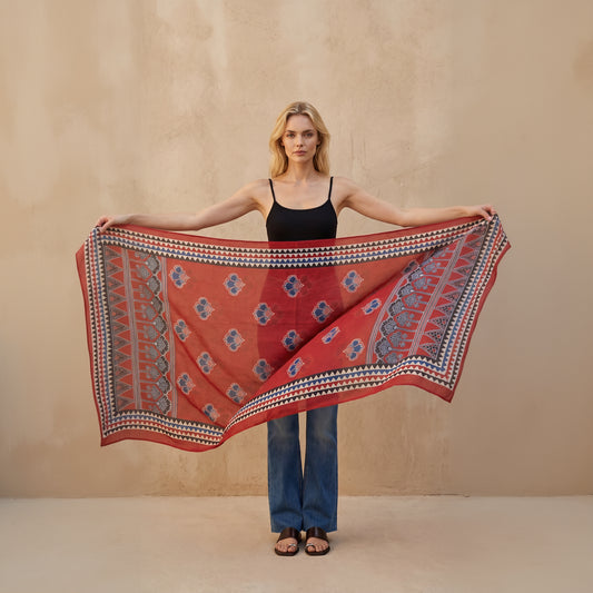 Veda Cotton Scarf &  Wrap