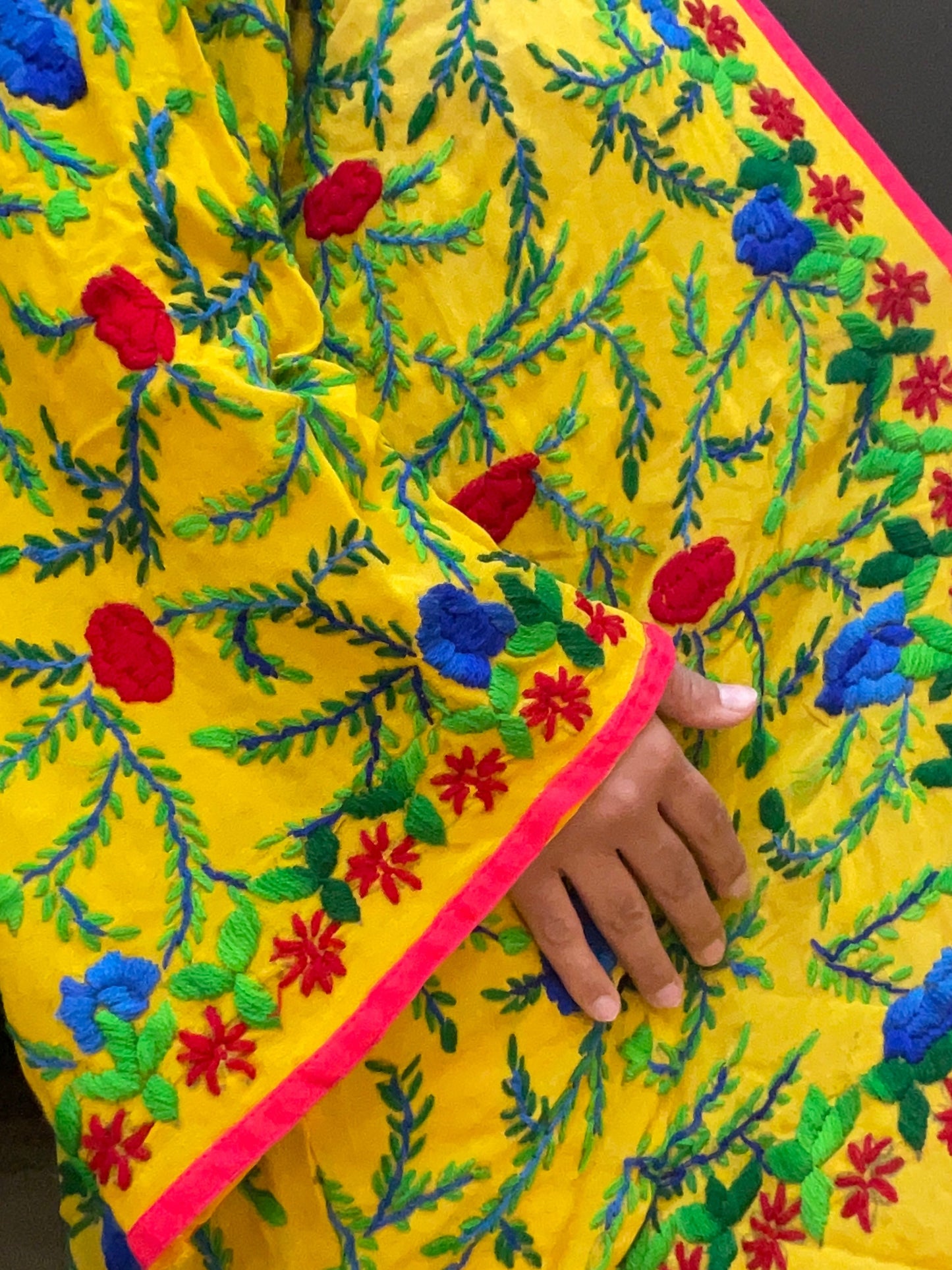 The Artisan Cardigan| Red Yellow