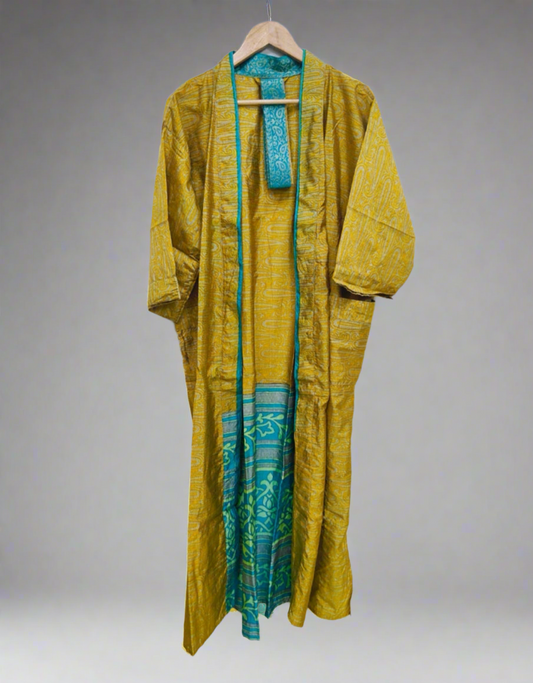 Golden Silk Kimono