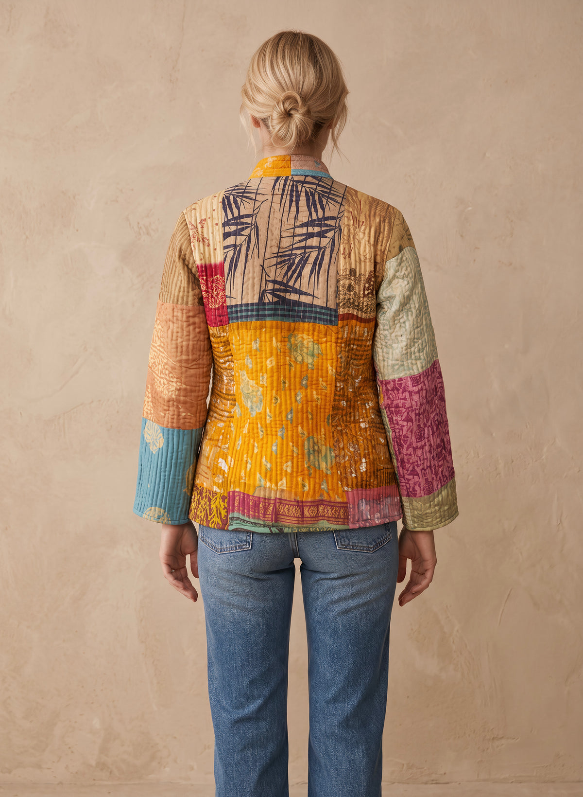 The Reversible Artisan Silk Jacket| Zoya