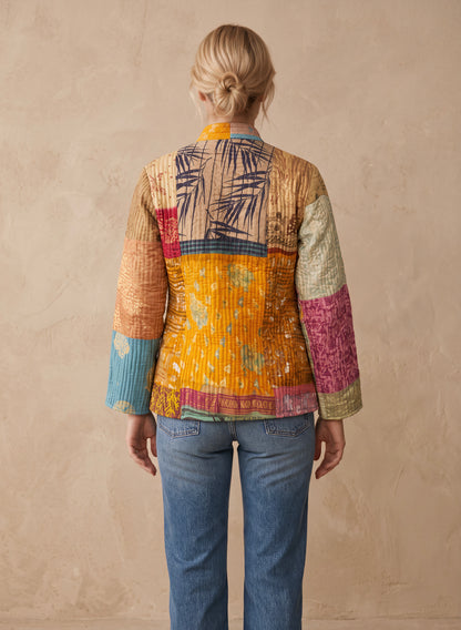 The Reversible Artisan Silk Jacket| Zoya